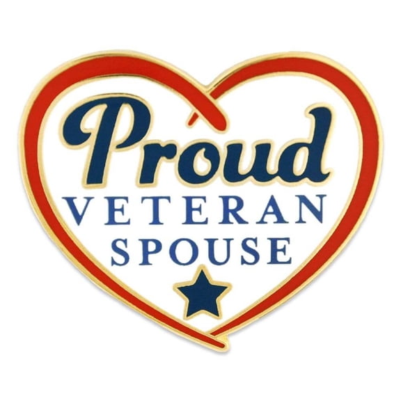 PinMart's Proud Veteran Spouse Pin
