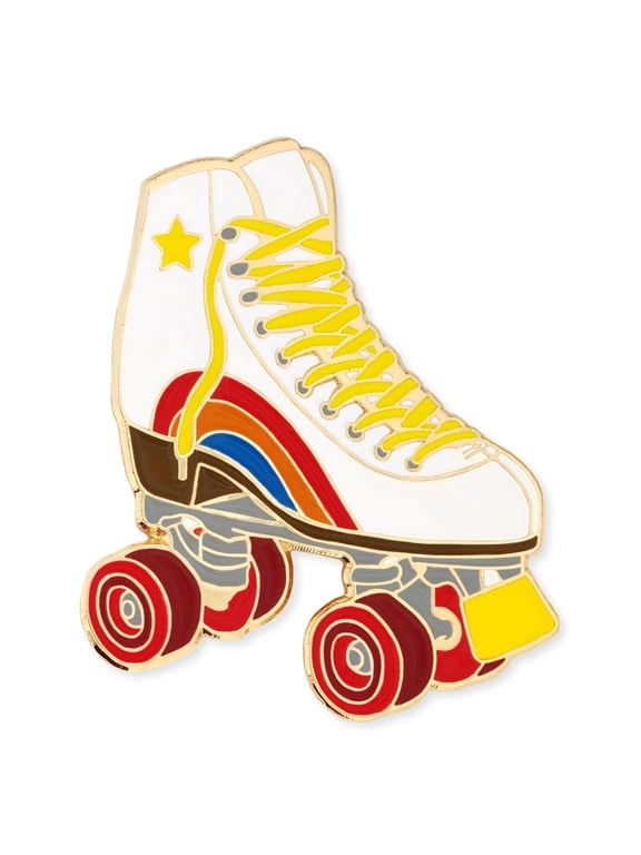 's Roller Skate Enamel Pin - 5 Pack - Retro 70s Disco Lapel Accessory for Backpacks, Bags, Jackets, Lanyards – Cute Decorative Enamel Pins for Collectors, Gifts & Roller Skate Fans