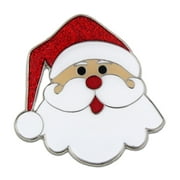 PinMarts Santa Face Christmas Holiday X-Mas Brooch Enamel Lapel Pin