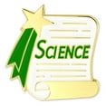 thumbnail image 1 of PinMart's Science Scroll Pin, 1 of 4