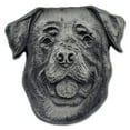 thumbnail image 1 of PinMart's Silver 3D Rottweiler Dog Breed Dog Lover Lapel Pin, 1 of 3