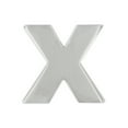 thumbnail image 1 of PinMart's Silver Letter X Alphabet Lapel Pin, 1 of 3
