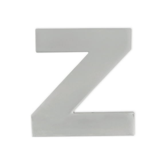 PinMart's Silver Letter Z Alphabet Lapel Pin