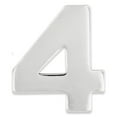 thumbnail image 1 of PinMart's Silver Number 4 Four Lapel Pin - 25 Pack, 1 of 3