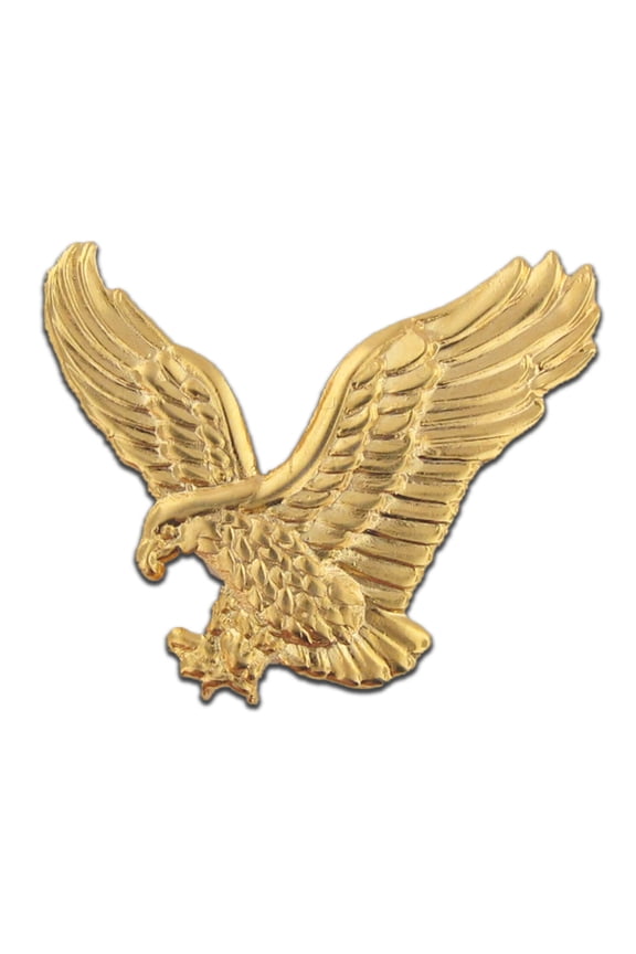 's Soaring American Gold Eagle Jewelry Unisex Lapel Pin