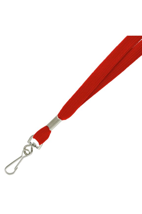 's Solid Color Tube Lanyard Neck Ribbons - Select Your Qty and Color!
