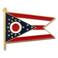 thumbnail image 1 of PinMart's State of Ohio Burgee Flag OH Lapel Pin, 1 of 2