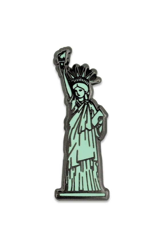 's Statue Of Liberty Jewelry New York Souvenir Enamel Lapel Pin