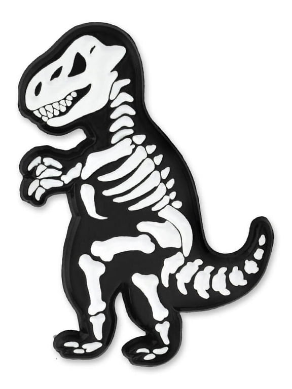 's T-Rex Skeleton Bones Archaeologist Dinosaur Enamel Lapel Pin