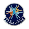 thumbnail image 1 of PinMart's Teamwork Recognition Collection Motivational Corporate Lapel Pin, 1 of 2