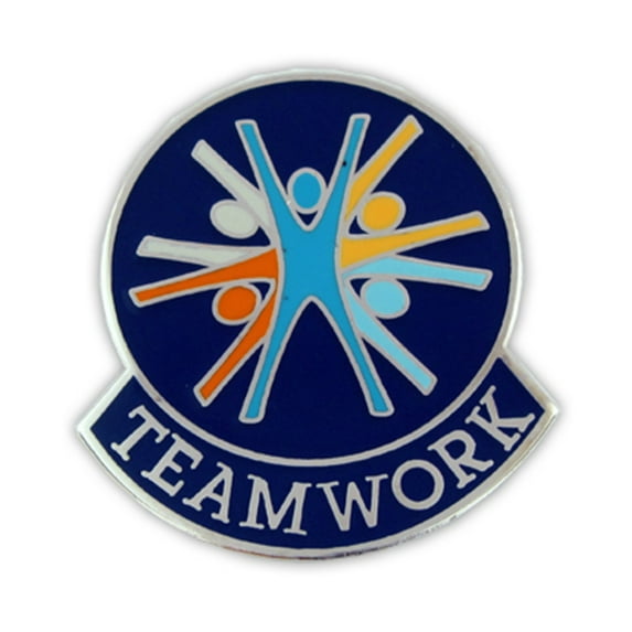 PinMart's Teamwork Recognition Collection Motivational Corporate Lapel Pin
