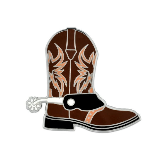 PinMart's Texas Western Cowboy Boot Shoe Cowgirl Jewelry Fun Enamel Lapel Pin - 25 Pack