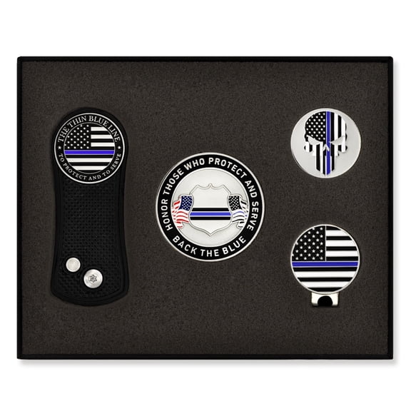 PinMart's Thin Blue Line 6-PC Golf Gift Set
