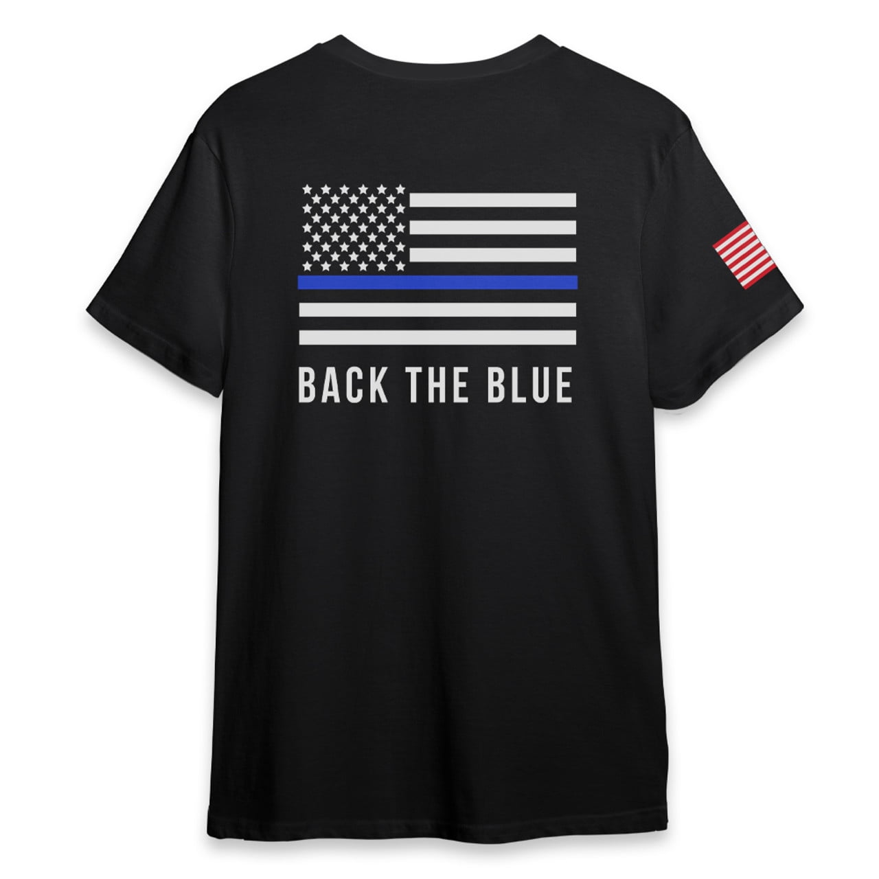 PinMart's Thin Blue Line T-Shirt - Patriotic Police Shirts for Men and ...