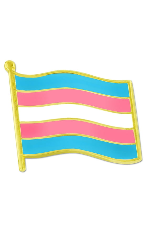 's Transgender Flag LGBTQ Trans Enamel Lapel Pin Jewelry