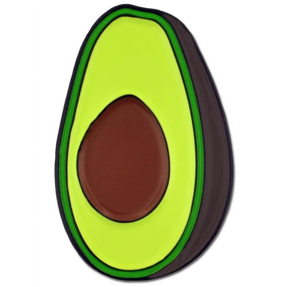 PinMart's Trendy Avocado Half Food Enamel Lapel Pin