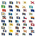 thumbnail image 1 of PinMart's US State Flag Pin Collection Pack of 50 Enamel Lapel Pins, 1 of 4