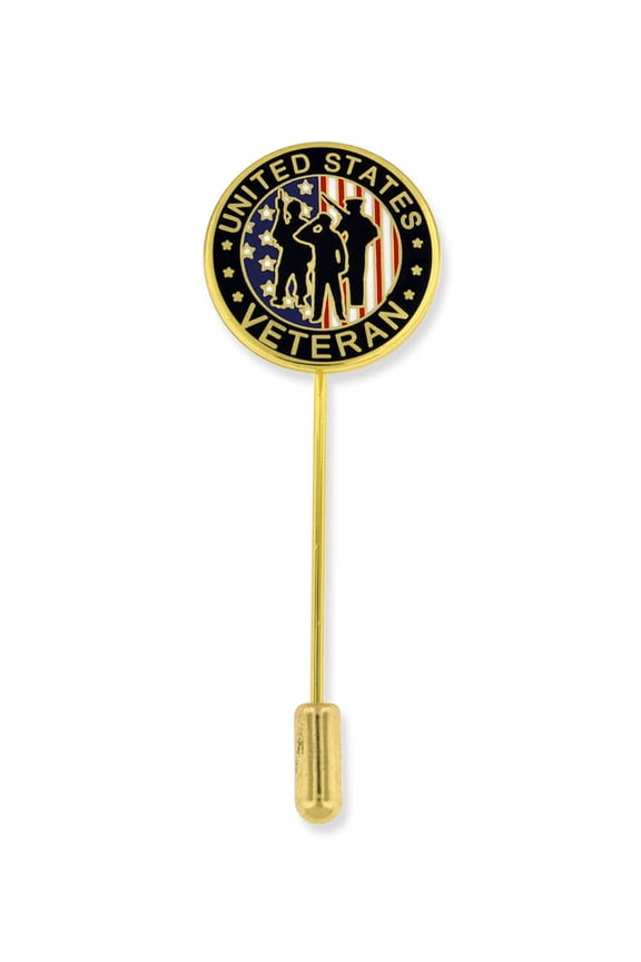 's United States Veteran Suit Lapel Stick Tie Pin Jewelry