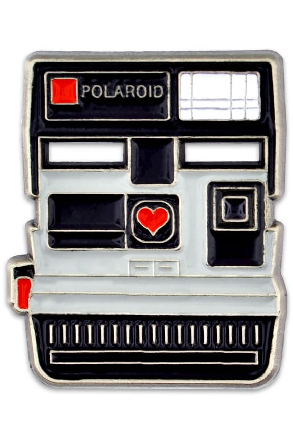 's Vintage Polaroid Camera Photograhy - Trendy Unisex Enamel Lapel Pin for Teens and Adults