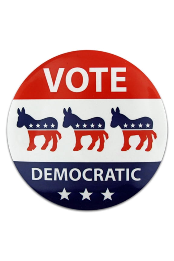 's Vote Democratic Button