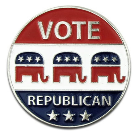 PinMart's Vote Republican Elephant Political Patriotic Lapel Pin