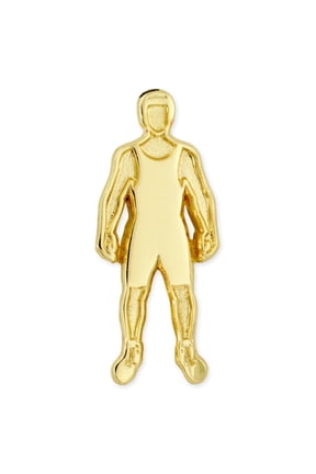 's Wrestler Chenille Pin - Unisex Lapel Pin for Teens, Adults, and Sutdents - Bulk Options for Schools and Groups