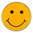 thumbnail image 1 of PinMart's Yellow Happy Smiley Face Enamel Lapel Pin - 5 Pack, 1 of 3