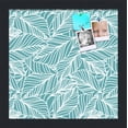 thumbnail image 1 of PinPix 12x12 Custom Cork Bulletin Board Aqua White Poster Board Has a Fabric Style Canvas Finish, Framed in Aqua White, by ArtToFrames (PinPix-1871), 1 of 5