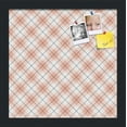 thumbnail image 1 of PinPix 12x12 Custom Cork Bulletin Board Argyle Tan Poster Board Has a Fabric Style Canvas Finish, Framed in Argyle Tan, by ArtToFrames (PinPix-643), 1 of 6