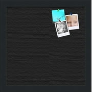 PinPix 12x12 Custom Cork Bulletin Board Black Diamond Poster Board Has a Fabric Style Canvas Finish, Framed in Black Diamond, by ArtToFrames (PinPix-120)