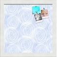 thumbnail image 1 of PinPix 12x12 Custom Cork Bulletin Board Circles Sketch Mill White Poster Board Has a Fabric Style Canvas Finish, Framed in Circles Sketch Mill White, by ArtToFrames (PinPix-1927), 1 of 1