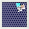 thumbnail image 1 of PinPix 12x12 Custom Cork Bulletin Board Dark Purple Dots Poster Board Has a Fabric Style Canvas Finish, Framed in Dark Purple Dots, by ArtToFrames (PinPix-401), 1 of 6