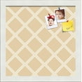 thumbnail image 1 of PinPix 12x12 Custom Cork Bulletin Board Diamond Modern Pattern Beige Poster Board Has a Fabric Style Canvas Finish, Framed in Diamond Modern Pattern Beige, by ArtToFrames (PinPix-1800), 1 of 5