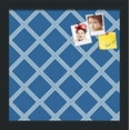 thumbnail image 1 of PinPix 12x12 Custom Cork Bulletin Board Diamond Modern Pattern Navy Poster Board Has a Fabric Style Canvas Finish, Framed in Diamond Modern Pattern Navy, by ArtToFrames (PinPix-1804), 1 of 5