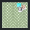 thumbnail image 1 of PinPix 12x12 Custom Cork Bulletin Board Green Chain Poster Board Has a Fabric Style Canvas Finish, Framed in Green Chain, by ArtToFrames (PinPix-572), 1 of 6