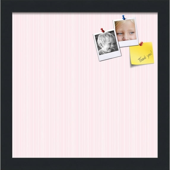 PinPix 12x12 Custom Cork Bulletin Board Poster Board Has a Fabric Style Canvas Finish, Framed in Other, by ArtToFrames (PinPix-610)