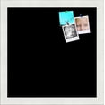 thumbnail image 1 of PinPix 12x12 Custom Cork Bulletin Board Solid Black Poster Board Has a Fabric Style Canvas Finish, Framed in Solid Black, by ArtToFrames (PinPix-622), 1 of 5