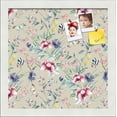 thumbnail image 1 of PinPix 12x12 Custom Cork Bulletin Board Vintage Japanese Floral Beige Poster Board Has a Fabric Style Canvas Finish, Framed in Vintage Japanese Floral Beige, by ArtToFrames (PinPix-1544), 1 of 1