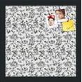 thumbnail image 1 of PinPix 13x13 Custom Cork Bulletin Board Floral Black Roses Poster Board Has a Fabric Style Canvas Finish, Framed in Floral Black Roses, by ArtToFrames (PinPix-165), 1 of 6