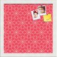 thumbnail image 1 of PinPix 13x13 Custom Cork Bulletin Board Floral Pink Poster Board Has a Fabric Style Canvas Finish, Framed in Floral Pink, by ArtToFrames (PinPix-549), 1 of 6