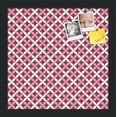 thumbnail image 1 of PinPix 13x13 Custom Cork Bulletin Board  Poster Board Has a Fabric Style Canvas Finish, Framed in Stylish Pink Pattern, by ArtToFrames (PinPix-470), 1 of 5