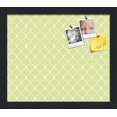 thumbnail image 1 of PinPix 14x12 Custom Cork Bulletin Board Lime Green Chain Poster Board Has a Fabric Style Canvas Finish, Framed in Lime Green Chain, by ArtToFrames (PinPix-573), 1 of 6