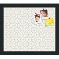thumbnail image 1 of PinPix 14x12 Custom Cork Bulletin Board Modeco Hex Gold Poster Board Has a Fabric Style Canvas Finish, Framed in Modeco Hex Gold, by ArtToFrames (PinPix-1537), 1 of 1