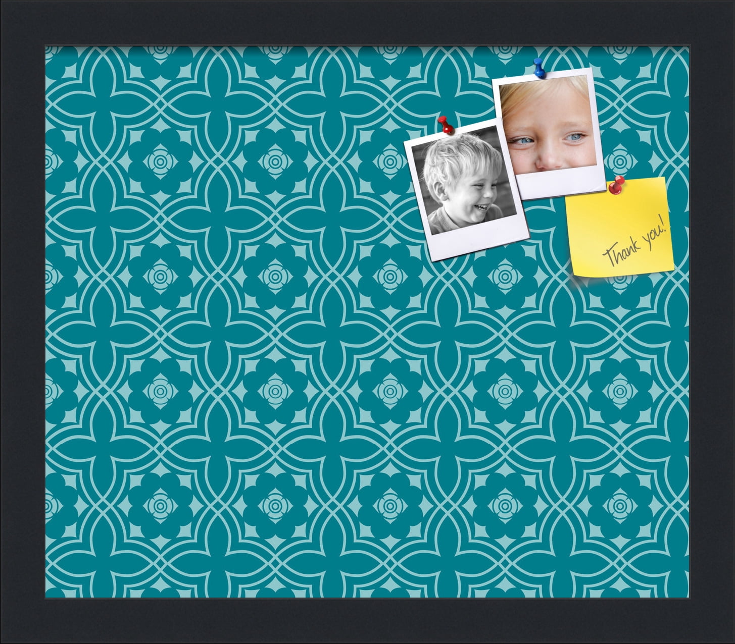 PinPix 14x12 Custom Cork Bulletin Board  Poster Board Has a Fabric Style Canvas Finish, Framed in Other, by ArtToFrames (PinPix-596)