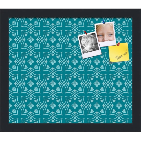 PinPix 14x12 Custom Cork Bulletin Board  Poster Board Has a Fabric Style Canvas Finish, Framed in Other, by ArtToFrames (PinPix-596)