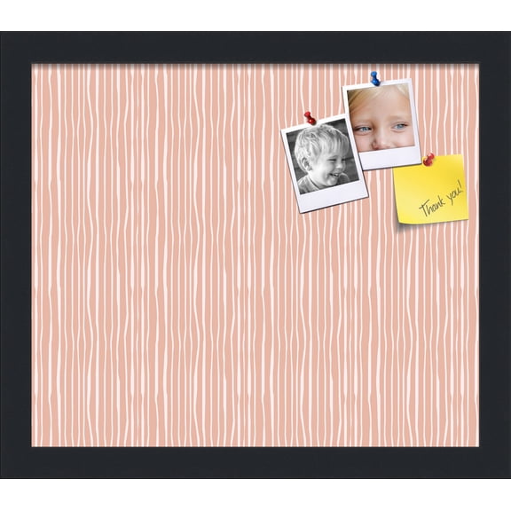 PinPix 14x12 Custom Cork Bulletin Board Poster Board Has a Fabric Style Canvas Finish, Framed in Other, by ArtToFrames (PinPix-607)