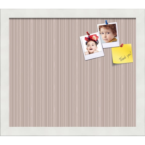 PinPix 14x12 Custom Cork Bulletin Board  Poster Board Has a Fabric Style Canvas Finish, Framed in Other, by ArtToFrames (PinPix-609)