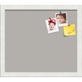 thumbnail image 1 of PinPix 15x13 Custom Cork Bulletin Board Dark Stone Poster Board Has a Fabric Style Canvas Finish, Framed in Dark Stone, by ArtToFrames (PinPix-1808), 1 of 5