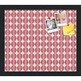 thumbnail image 1 of PinPix 15x13 Custom Cork Bulletin Board  Poster Board Has a Fabric Style Canvas Finish, Framed in Retro Patterns, by ArtToFrames (PinPix-237), 1 of 5
