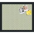 thumbnail image 1 of PinPix 15x13 Custom Cork Bulletin Board Yellow And Blue Waves Poster Board Has a Fabric Style Canvas Finish, Framed in Yellow And Blue Waves, by ArtToFrames (PinPix-321), 1 of 1